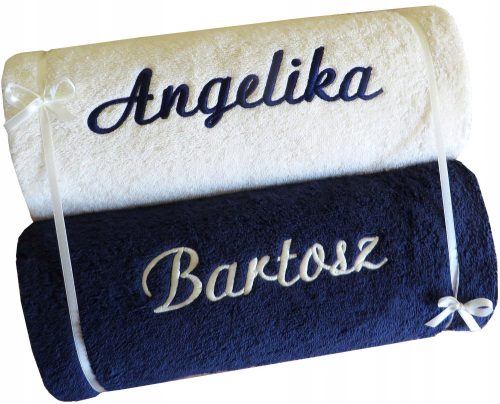 Sets of towels Housewarming gift for a couple: 2 TOWELS with NAME