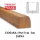 RUSTIC CUT BEAM Balkenimitat 19x17 3 m