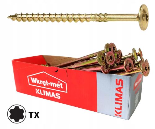 Zimmermannsschrauben Screw-Met WKCP-06180 6x180 mm 50 Stk.