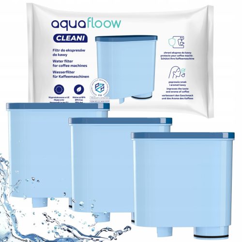  AquaFloow Cleani water filter for Philips Saeco coffee machine 3 pcs.