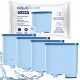  4x AquaFloow filter for Saeco Philips Latte Go with AquaClean system