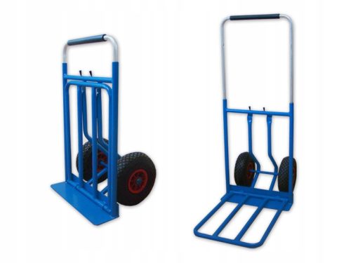 Foldable wheelbarrow storage transport cart