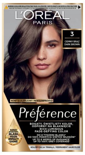  Brasil L'Oreal Recital Preference Dark Brown Hair Dye 120 ml