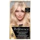  L'Oreal Paris Preference permanent hair color 9.1 Oslo Light Ash Blonde with a nourishing conditioner with UV filter and a vitamin E derivative