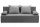  BIRD Meble Basic Sofa 190 x 78 cm, fabric, shades of grey