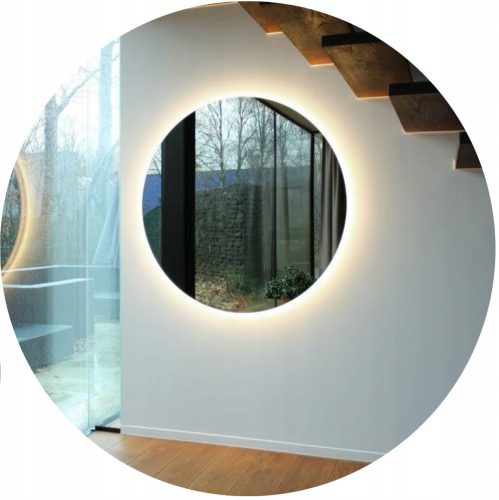 Bathroom mirror Lavar wall mirror, circle, 700 x 700 mm