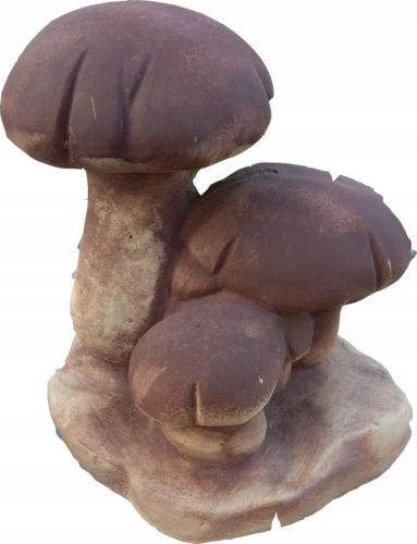  Concrete figure THREE MUSHROOMS (F113)