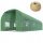 Polytunnel, panneaux en plastique Polytunnel 13,5 m² 450 x 300 cm vert