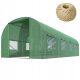 Polytunnel, panneaux en plastique Polytunnel 13,5 m² 450 x 300 cm vert