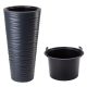  Form-Plastic Sahara Dunes Slim Flowerpot 39.5 x 79 cm Anthracite