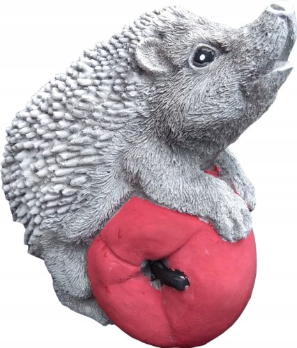  Concrete figure hedgehog with apple MANUFACTURER(Z33a)ALA-SHOP