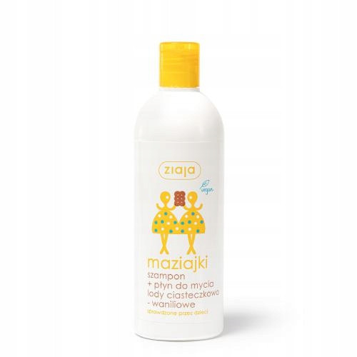  Shampoo and washing liquid 2in1 Ziaja Maziajki cookie-vanilla ice cream 400 ml