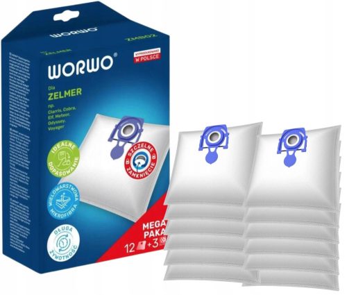  Synthetic vacuum cleaner bags ZMB02X12K 12 pcs.