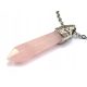  Pendant stone Rose Quartz Necklace W277