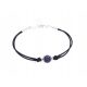  Ametrix Lapis Bracelet 17cm Black