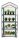 Greenhouse Garden King Greenhouse 0.69 x 0.49 mx 158 cm