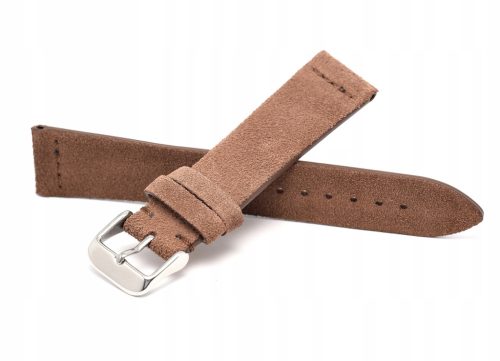  Watch Strap 22MM Dark BROWN Leather SUEDE