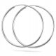  Silver hoop earrings pr 925 thick hoops 5 cm