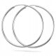  Silver hoop earrings pr 925 thick hoops 5 cm