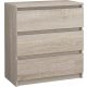  Euro-Meble Pari chest of drawers 70 x 40 x 77cm Sonoma oak matt