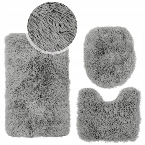 3CZ Bathroom Mats. Grey Chester