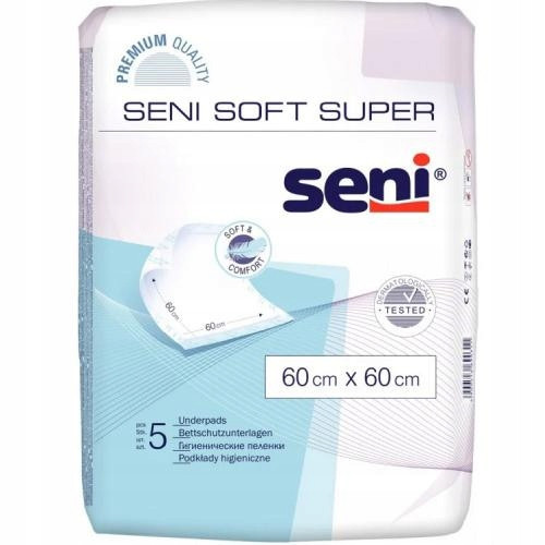  SENI SOFT Hygienic pads 60 x 60cm 5 pieces