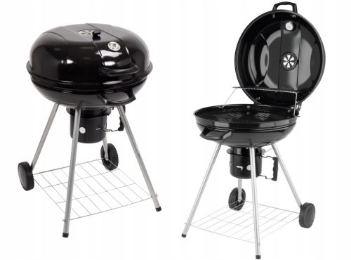  ROUND GARDEN CHARCOAL GRILL WITH LID, DIAMETER 54 CM LUND 99584