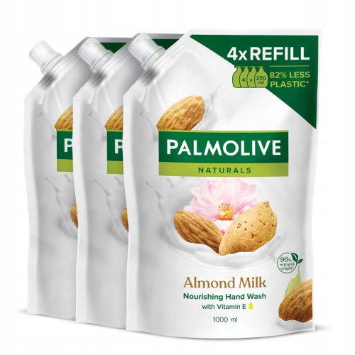  PALMOLIVE Liquid Soap MILK ALMOND ZAPAS 3x1 L