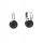  Silver earrings with red pearl silver pr925