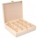 Food container Creative Deco wooden box for tea bags, pine, 29x25x7.5 cm