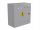 JD-MetalBox gas cabinet, grey, 60x60x25 cm