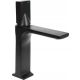 Fala Noir black pedestal washbasin faucet