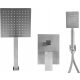 Fala Steely S surface-mounted shower set