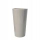  Euro3plast flowerpot 40 cm x 40 x 75 cm made of plastic, brown and beige tones, grey and silver tones