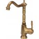 Fala Retro Bronze 3 floor-standing kitchen faucet, brown