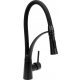 Fala Noir stand kitchen faucet, black