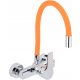 Wall-mounted kitchen faucet Fala Flexible Silver