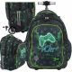 ST.RIGHT Youth Wheeled School Backpack for Boys - Dark Game Design