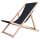 Sun loungers and garden and terrace Dendro Sea Dogs wooden deck chair 119x58 cm