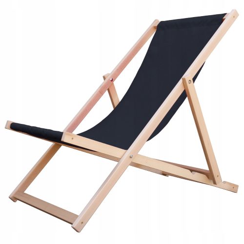 Sun loungers and garden and terrace Dendro Sea Dogs wooden deck chair 119x58 cm