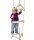 Three-sided rope ladder 3in1 for the JF playground