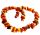  DOG COLLAR-NECKLACE *UNCLASSIFIED AMBER* 38cm