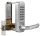 Garda YM209S silver mortise lock