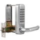 Garda YM209S silver mortise lock