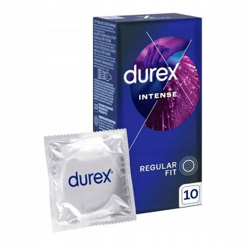  Durex Intense condoms 10 pcs with dots and ribs stimulating gel