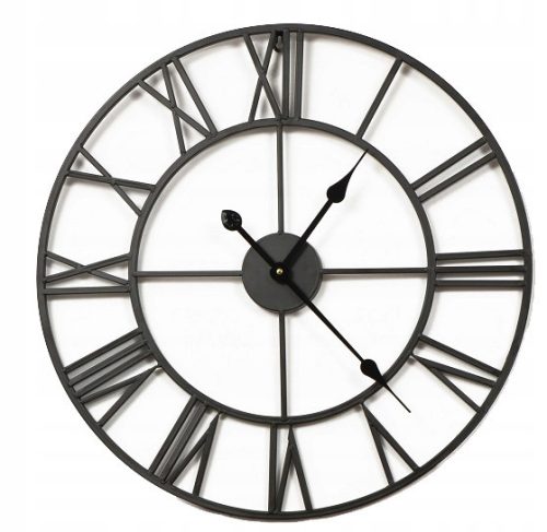 Clock for home Handloteka wall clock black 60cm