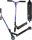  Two-wheeled scooter Raven 012604 White, Black, Multicolored