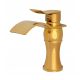 Estiva Bizanta floor-standing washbasin mixer, gold