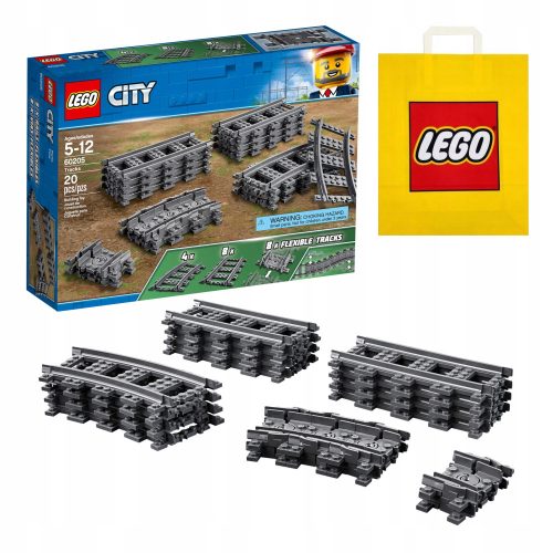  LEGO City 60205 Tracks + VP paper bag LEGO 6315792 Medium