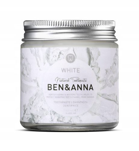  Ben and Anna Natural Toothpaste White Natural Teeth Whitening Toothpaste 100 ml